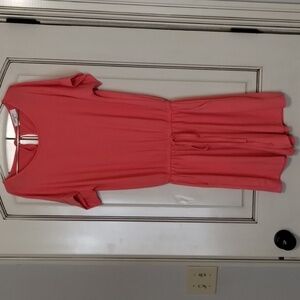 Zenana Coral Peach Shorts Romper Jumpsuit Size Medium